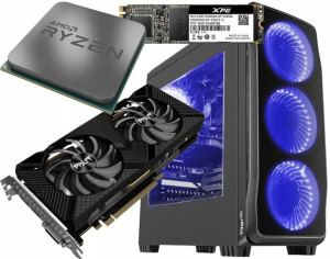 Profesjonalny dla gracza Ryzen 7 1TB/16GB RTX3060