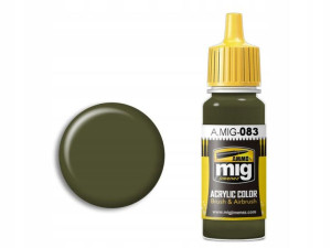 Farba akrylowa Zashchitniy zeleno A.MIG083 AMMO