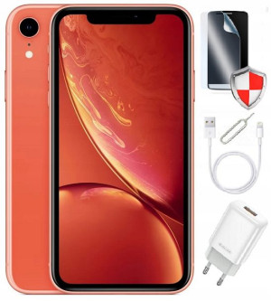Apple Iphone Xr 128gb + Ładowarka Kabel Lightning