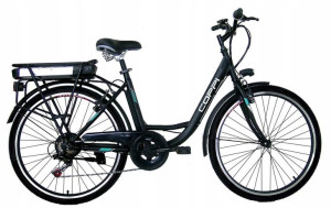 Rower Elektryczny Hybrydowy 26" Lady/black Coppi