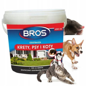 Bros Odstraszacz Środek Preparat Na Krety Psy Koty