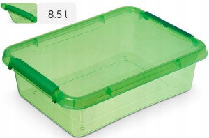 Pudełko Pojemnik Na Klocki Z Pokrywą 8,5 L Zielony