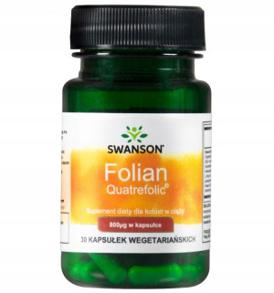 SWANSON FOLIAN Kwas Foliowy NOWA GENERACJA FOLATE