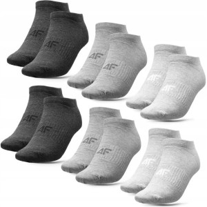 Skarpety Męskie 4F Bawełniane Unisex Wygodne 6-PAK