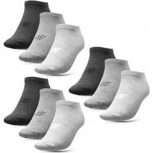 Skarpety Męskie 4F Bawełniane Unisex Wygodne 9-PAK