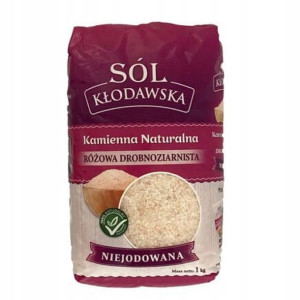 Sól Kłodawska Różowa Drobnoziarnista Niejodowana1k
