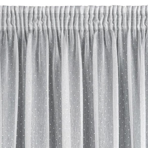 Firana miękka z nadrukiem taśmowa 300X150cm biała