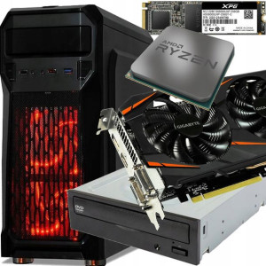 Ryzen 7 8x3,7ghz Gtx1060 256gb Dvd 16gb