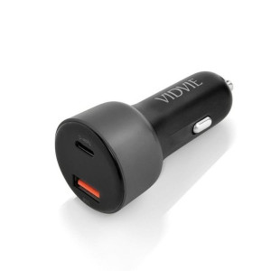 Ładowarka Samochodowa Vidvie Cc521c 1xusb + 1xtype C Usb 27w + Type-c 45