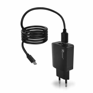 Ładowarka Sieciowa Reverse U21 2xusb + Kabel Micro 2.1a Czarny