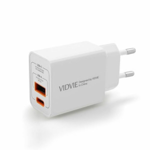 Ładowarka Sieciowa Vidvie Ple235c-q 1xusb+1xtype C + Kabel Type C/lightning