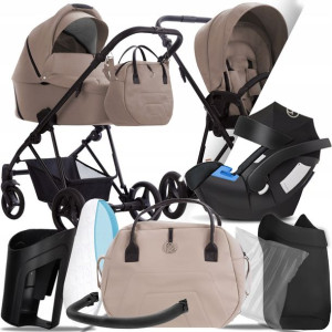 Wózek 3w1 Bebetto Yoddi 03 Cz I Cybex Aton 5