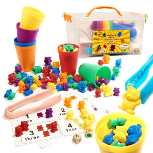 Misie edukacyjne nauka liczenia montessori 116el.