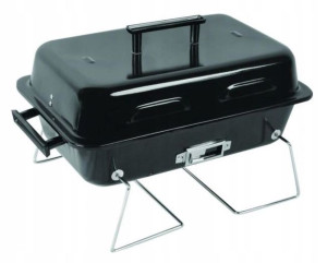 Grill Walizkowy Węglowy Przenośny Z Pokrywą