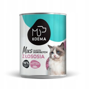 KOEMA Mus łosoś mokra karma dla kota 400g