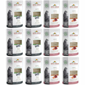 Almo Nature HFC mix smaków 55gx10+2 GRATIS
