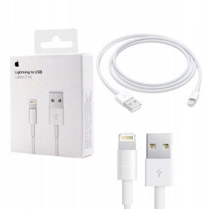 Oryginalny Kabel Apple Lightning Iphone 5 6 7 X 1m