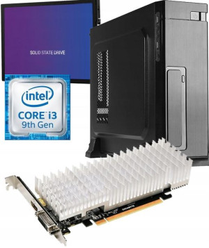 Nowy Mini ITX I3-9100 256 SSD 8gb RAM GT 1030