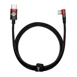 Baseus Kabel Mvp 2 Elbow Usb-C - Usb-C 1,0 M 100W Czarno-Czerwony