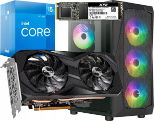 Power RGB do gier I5-12400f/RX6600XT/1TB/32GB