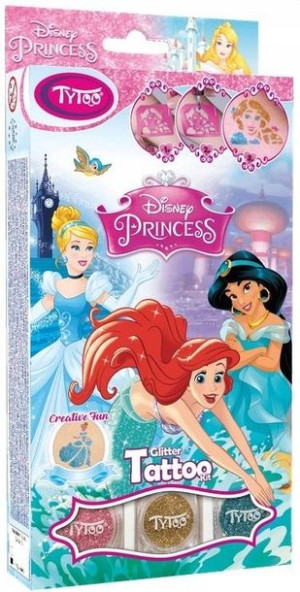 Tytoo. Brokatowe tatuaże - Princess