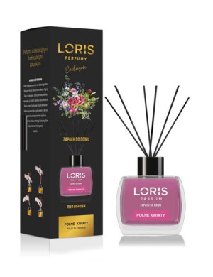 LORIS Zapach do domu POLNE KWIATY - Patyczki- 120 ml