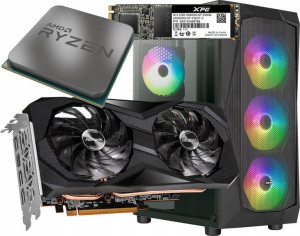 Power RGB do gier Ryzen 7 1700/RX6600XT/1TB/16GB