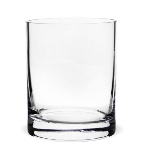 Wazon szklany cylinder szlifowany 11 x 8,5 cm
