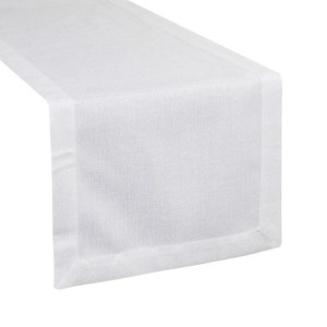 Bieżnik zdobiony 40X200cm biały