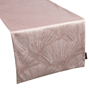 Bieżnik welwetowy kolekcja pierre cardin 40X140cm pudrowy