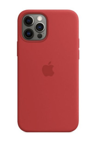 Silikonowe Etui Case APPLE iPhone 12 Pro Max Red Magsafe