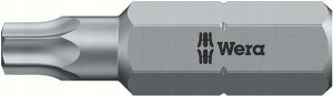 Bit ciagliwo-twardy 1/4" DIN3126C6,3, do srub z gniazdem Torx 30x25mm Wera