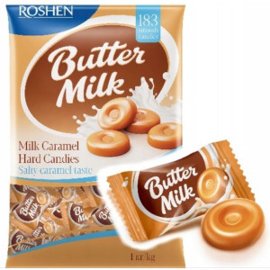 Cukierki Roshen Butter Milk 1 kg Karmelki Mleczne mleczno maślane