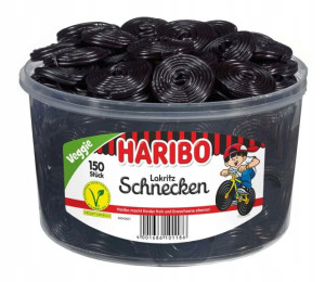 Haribo Żelki Schnecken Lukrecja 1,5kg