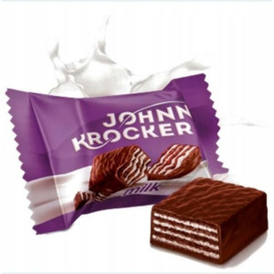 Wafelki Johnny Krocker MILK 1 kg -Duża Paka Roshen