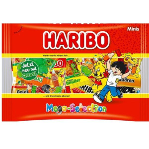 Żelki Haribo 425 g Party Spass Mega mix różnych Mini Paczuszek żelek