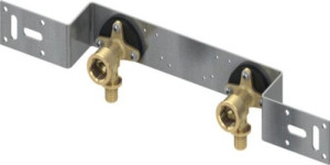 TECE L-150 mm listwa podwójna z kolanami 16mm x Rp 1/2" z mosiądzu 740115