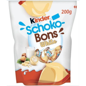 Kinder Schoko Bons White biała czekolada 200g z DE