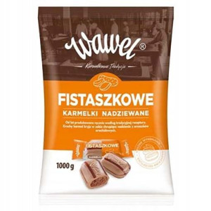 Wawel Fistaszki Fistaszkowe Cukierki nadziewane zawijane 1kg