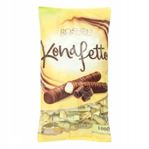 Cukierki Roshen Konafetto Bianco rurki waflowe 1kg