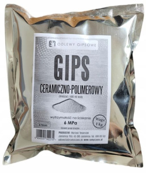 Ramy Czasu Gips Odlewniczy Ceramiczno - Polimerowy Modelowy 6MPa 1kg 2274