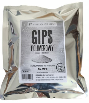 Ramy Czasu Gips Odlewniczy Polimerowy Modelowy 45MPa Lastryko