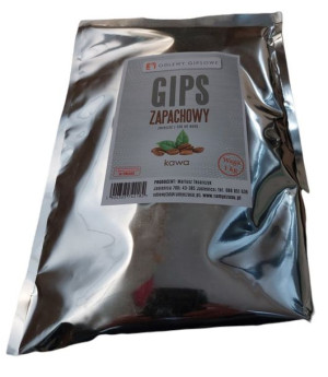 Ramy Czasu Zapachowy Gips Śnieżnobiały do Odlewów 3D 1kg 2182 Kawowy