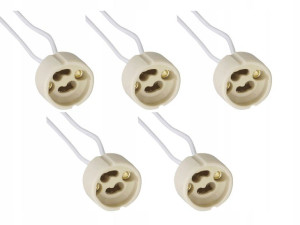 5x Gniazdo na żarówkę halogenową GU10 oprawka LED