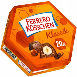 Czekoladki Ferrero Kusschen Klassik Orzechowe Praliny 178g DE z Niemiec