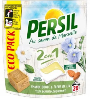 Persil Marseille Kapsułki do Prania Migdał 20 szt
