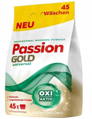 Passion Gold Proszek Do Prania Uniwerslany 2,7 Kg 45 Prań