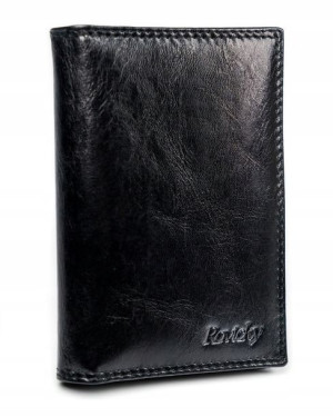 Etui Na Karte Skórzane N1912-rvtk Black