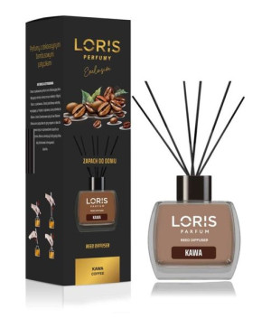 LORIS Zapach do domu KAWA  - Patyczki- 120 ml