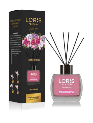 LORIS Zapach do domu OGRÓD KWIATÓW - Patyczki- 120 ml